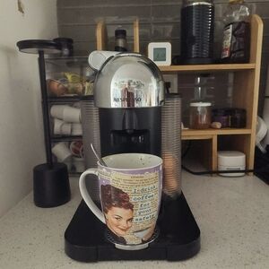 Nespresso Silver and Black Coffee Machine